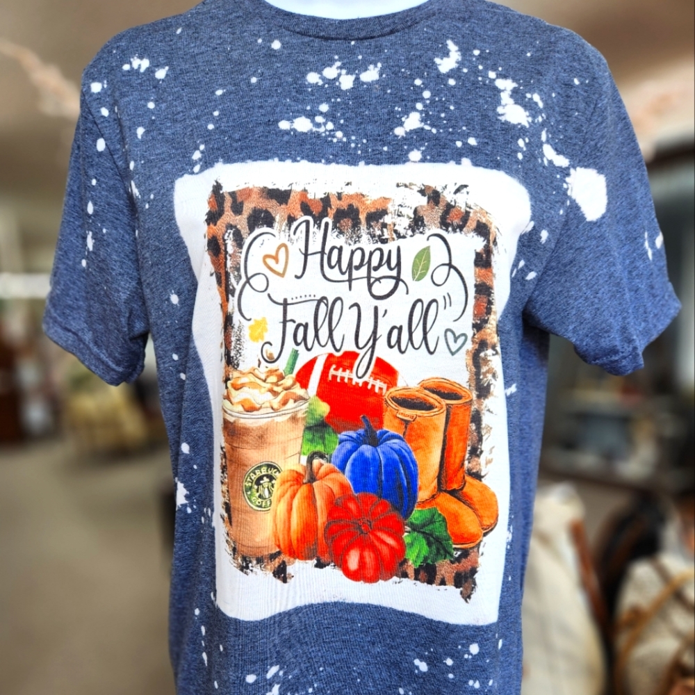 FALL 🌻🍁 Bleached Shirts